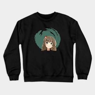 anime girl Crewneck Sweatshirt